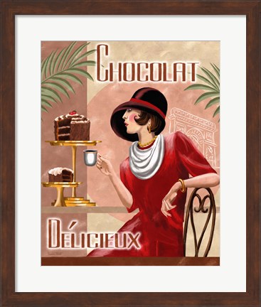 Framed French Chocolate II Print