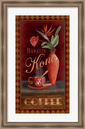 Framed Kona Coffee Print