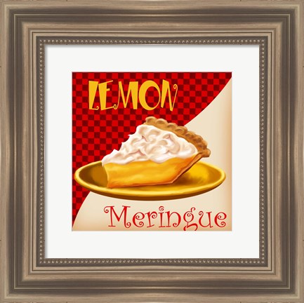 Framed Lemon Meringue Print