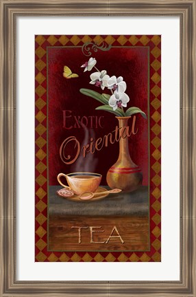 Framed Oriental Tea Print