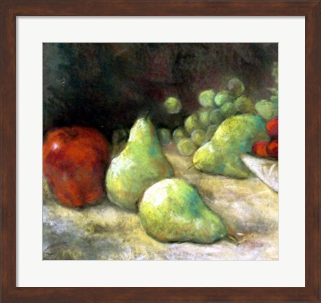 Framed Abundance Still Life II Print