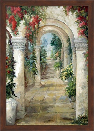 Framed Arched Entrance Print