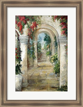 Framed Arched Entrance Print