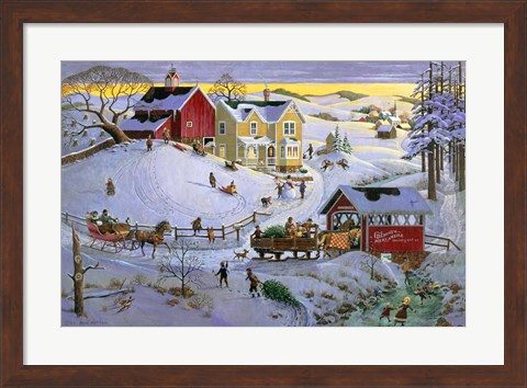 Framed Christmas Time Print