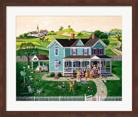 Framed Family Reunion Print