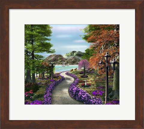 Framed Woodland Path Print