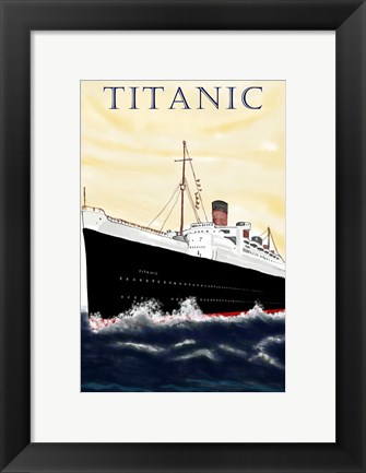 Framed Titanic Poster Print