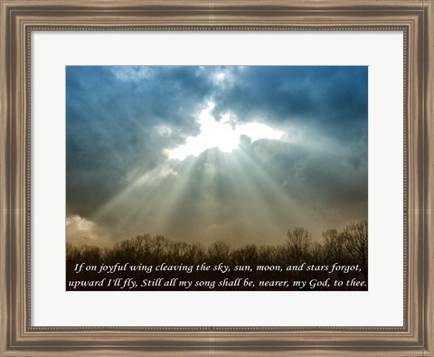 Framed Nearer God To Thee Print