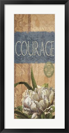 Framed Courage Print