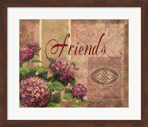 Framed Friends Print