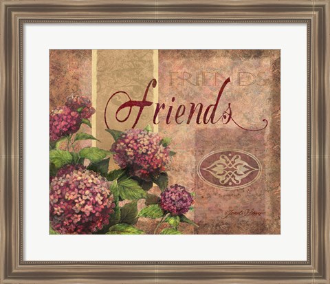 Framed Friends Print