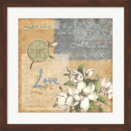 Framed Love Print