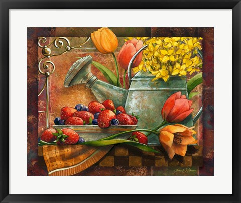 Framed Spring Still Life Print