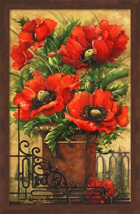 Framed Tuscan Bouquet I Print