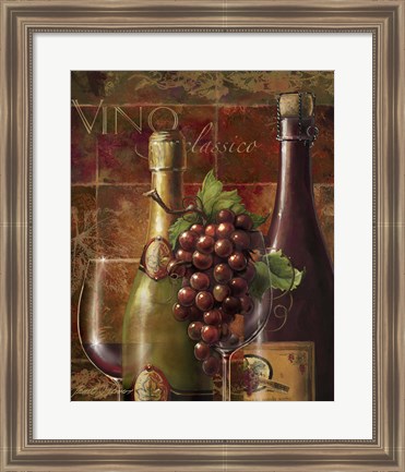 Framed Vino Classico Print