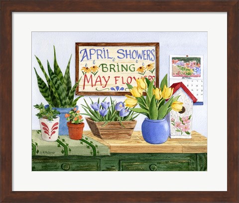 Framed April Showers Print