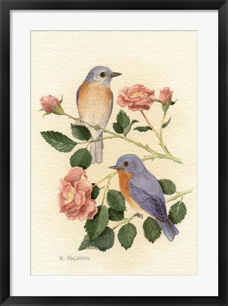 Framed Bluebird I Print