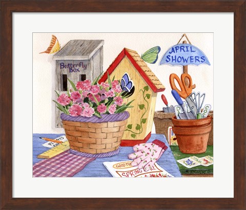 Framed Butterfly Box Print