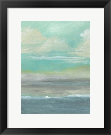 Framed Lowland Beach I Print