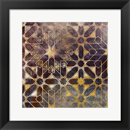 Framed Mystic Tiles I Print