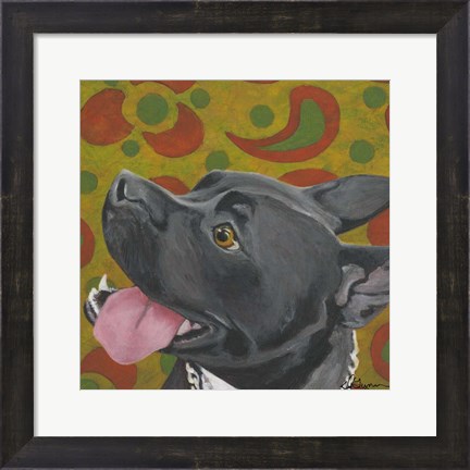 Framed Dlynn&#39;s Dogs - Kendall Print