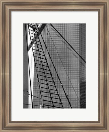 Framed South Street Seaport III Print