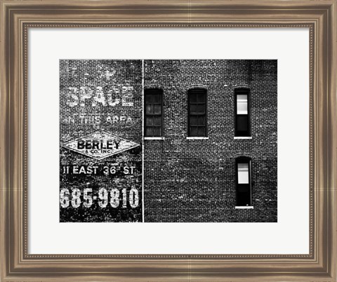 Framed City Speaks III Print