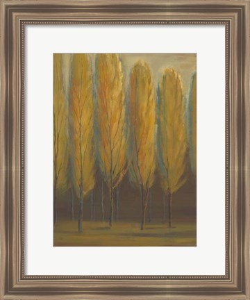 Framed Soft Sienna Print