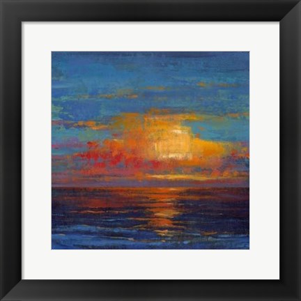 Framed Sun Down I Print