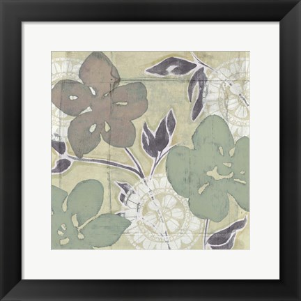 Framed Serene Pastels I Print