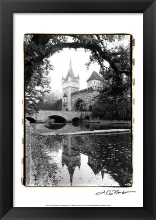 Framed Castle Reflections, Vajdahunyad Print