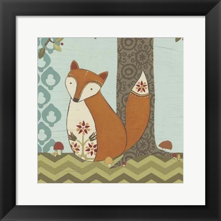 Framed Forest Whimsy IV Print