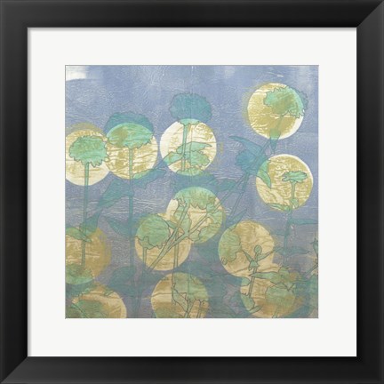 Framed Spotlight Floral I Print