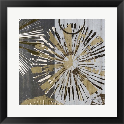 Framed Outburst Tiles III Print