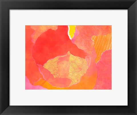 Framed Cabbage Rose II Print