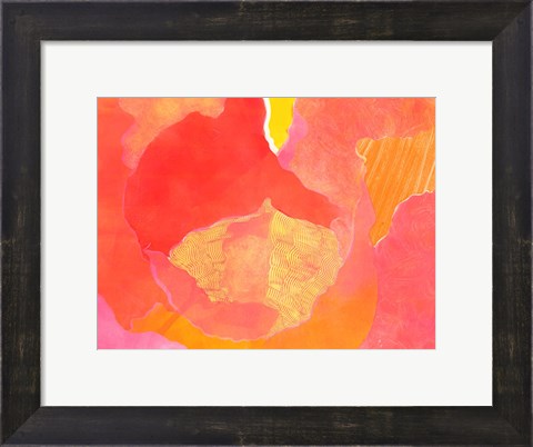 Framed Cabbage Rose II Print