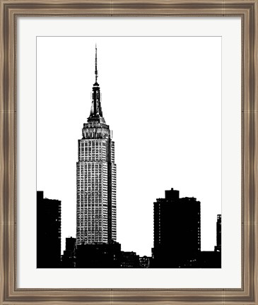 Framed NYC Skyline I Print