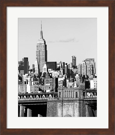 Framed NYC Skyline II Print