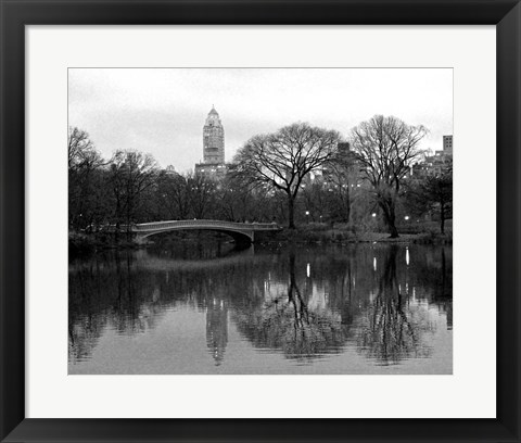 Framed NYC Skyline V Print