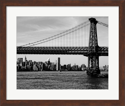 Framed Bridges of NYC IV Print