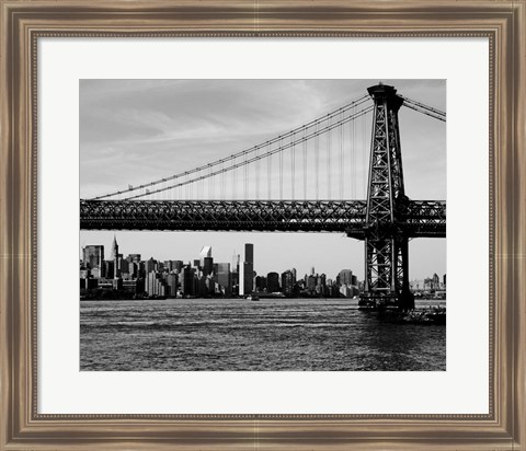 Framed Bridges of NYC IV Print