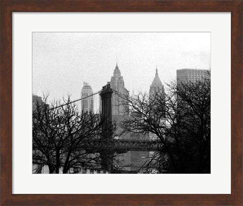 Framed Bridges of NYC V Print