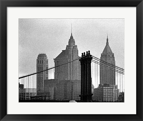 Framed Bridges of NYC VI Print