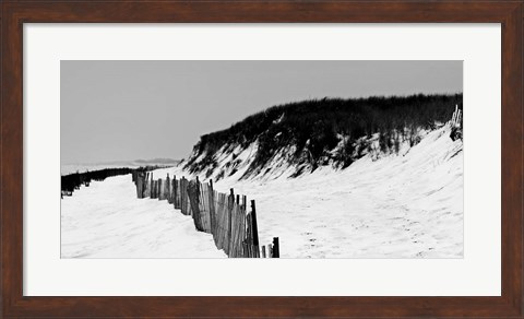 Framed Shore Panorama I Print