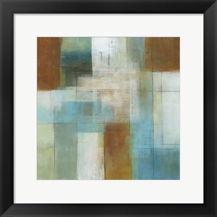 Framed Lake Blue Essence I Print