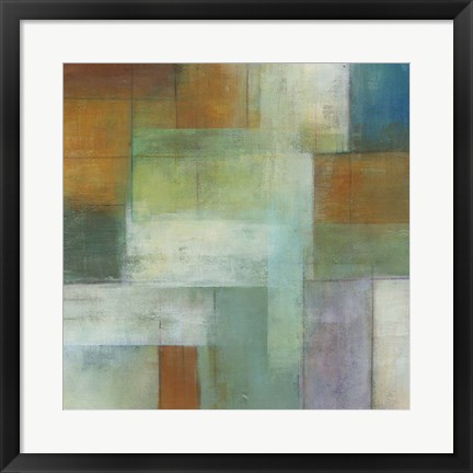 Framed Lake Blue Essence II Print