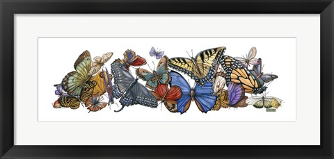 Framed Wings of Splendor I Print