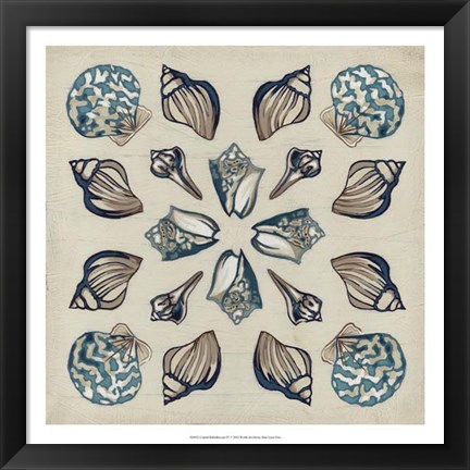 Framed Coastal Kaleidoscope IV Print