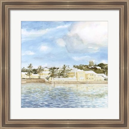 Framed Bermuda Shore II Print
