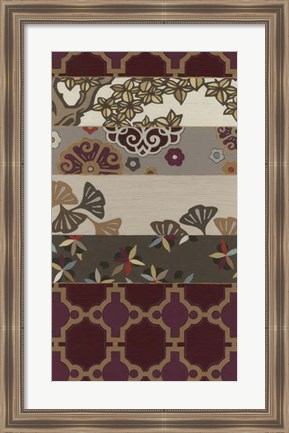 Framed Autumnal Tapestry II Print
